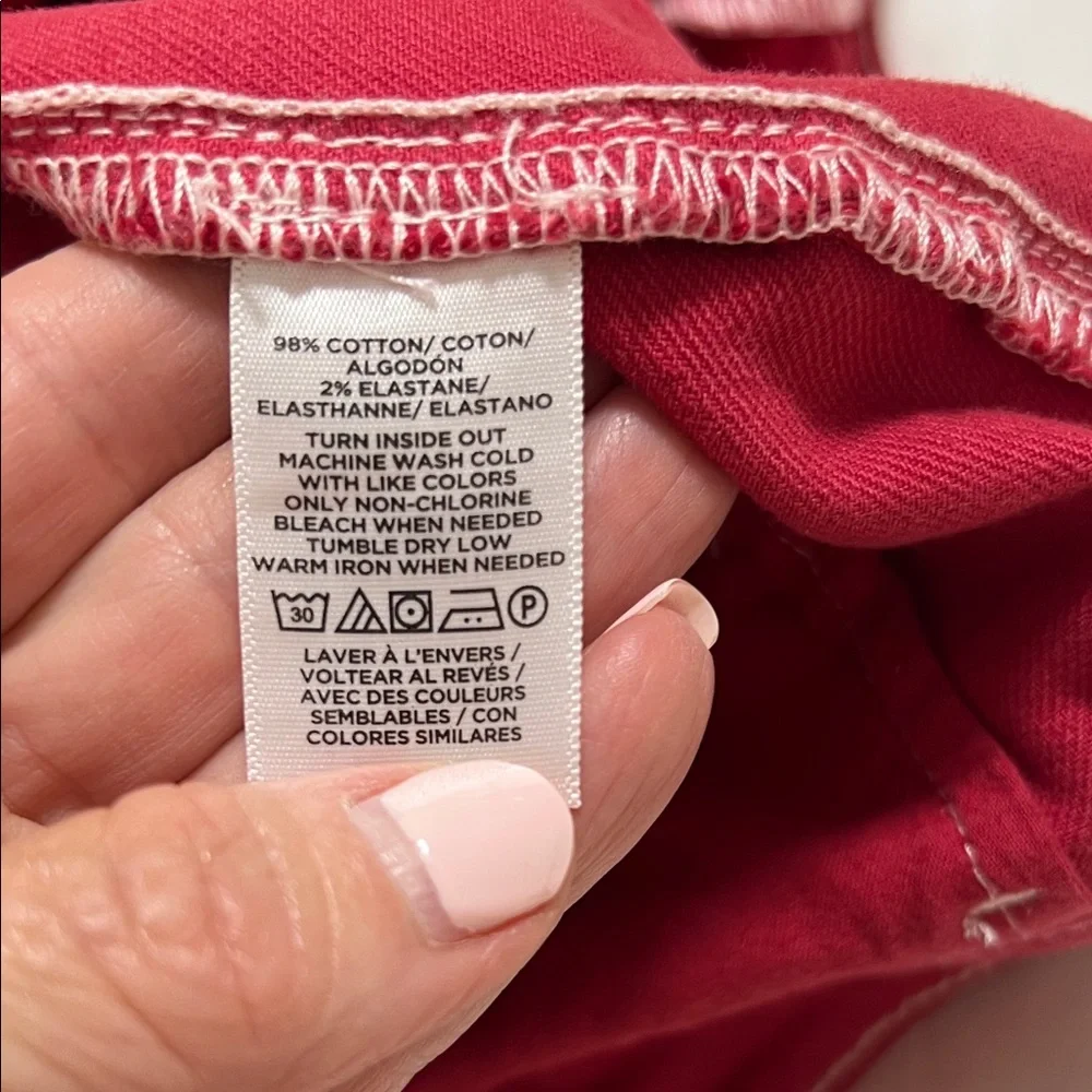 Loft Palmer Women's Red Casual Shorts - Picture 5 of 6